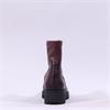Pepe Saenz Sara Front Zip Wedge Boot - Burgundy Leather